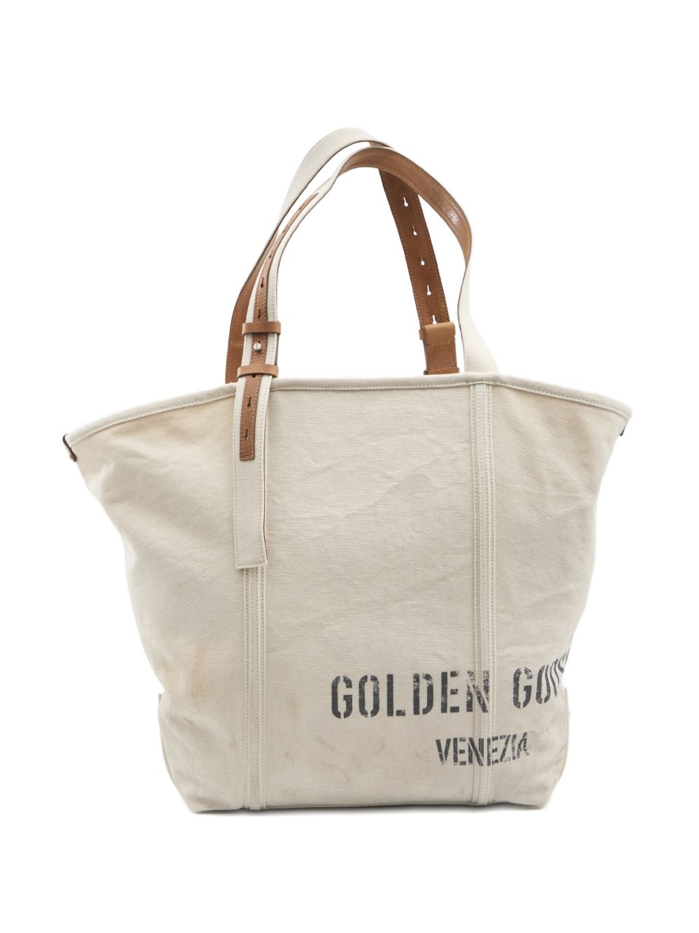 Golden Goose Shopper Bag in Beige — New Arrival