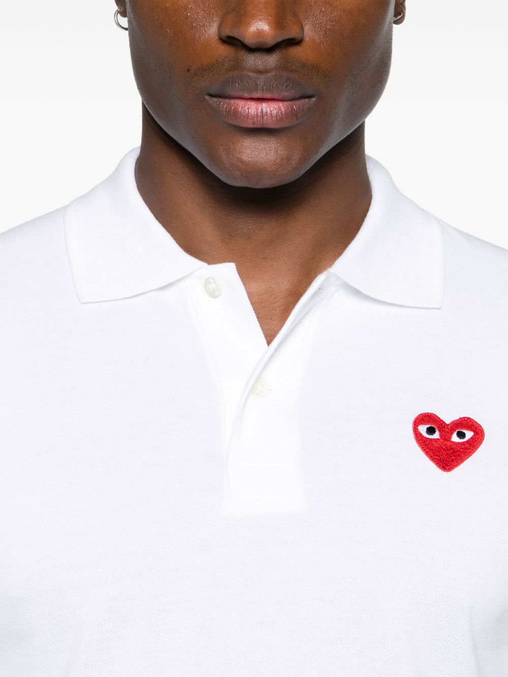 Comme Des Garcons White T-Shirts & Polos — Topwear