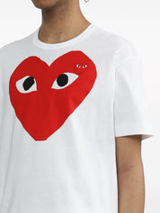 Comme Des Garcons Cotton T-Shirt — Logo Tee for Men