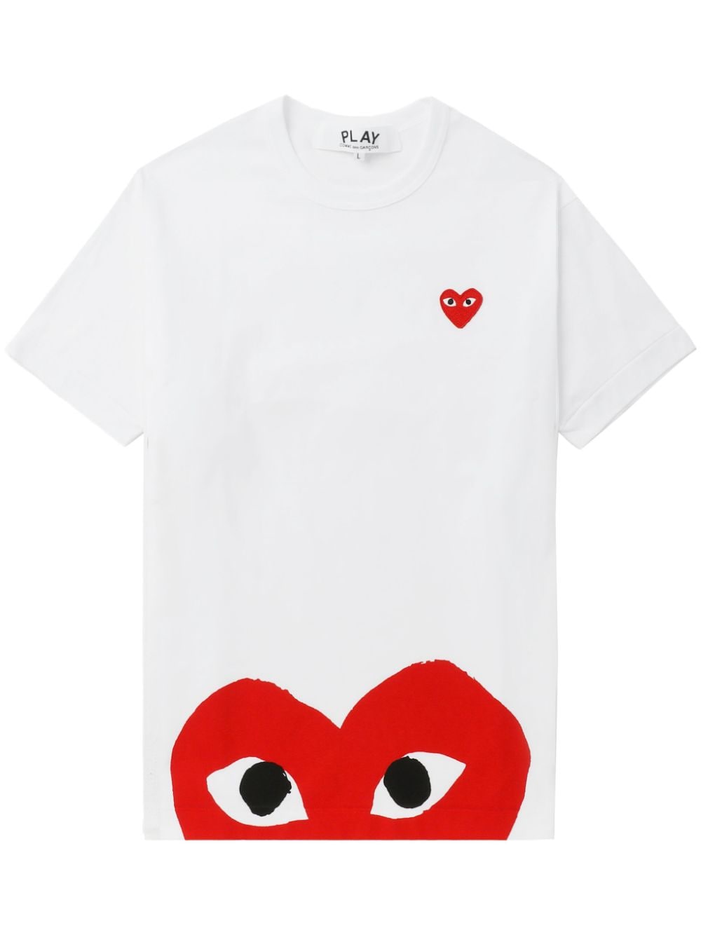 Comme Des Garcons White T-Shirts & Polos — Topwear