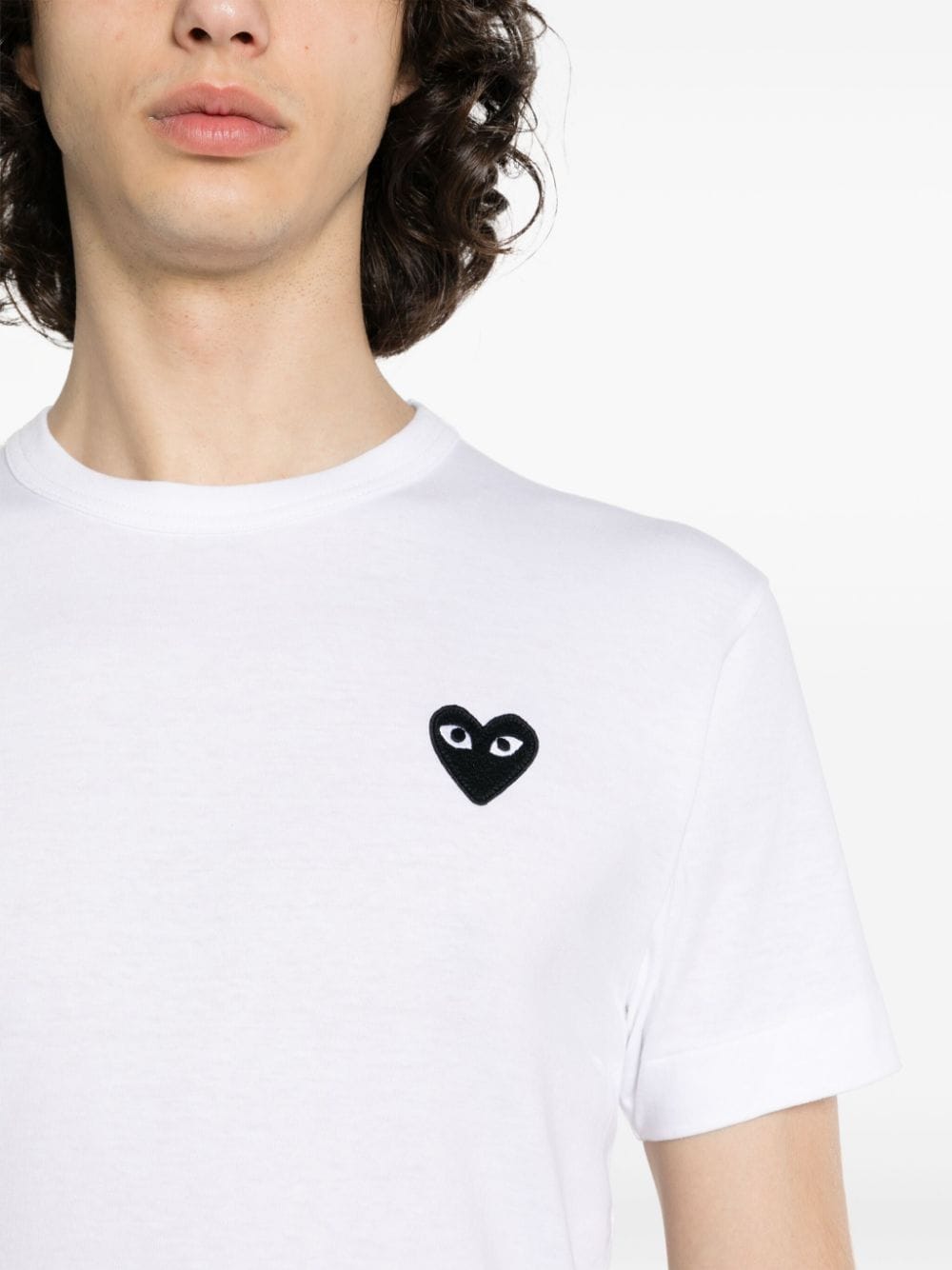 Comme Des Garcons White T-Shirts & Polos — Topwear