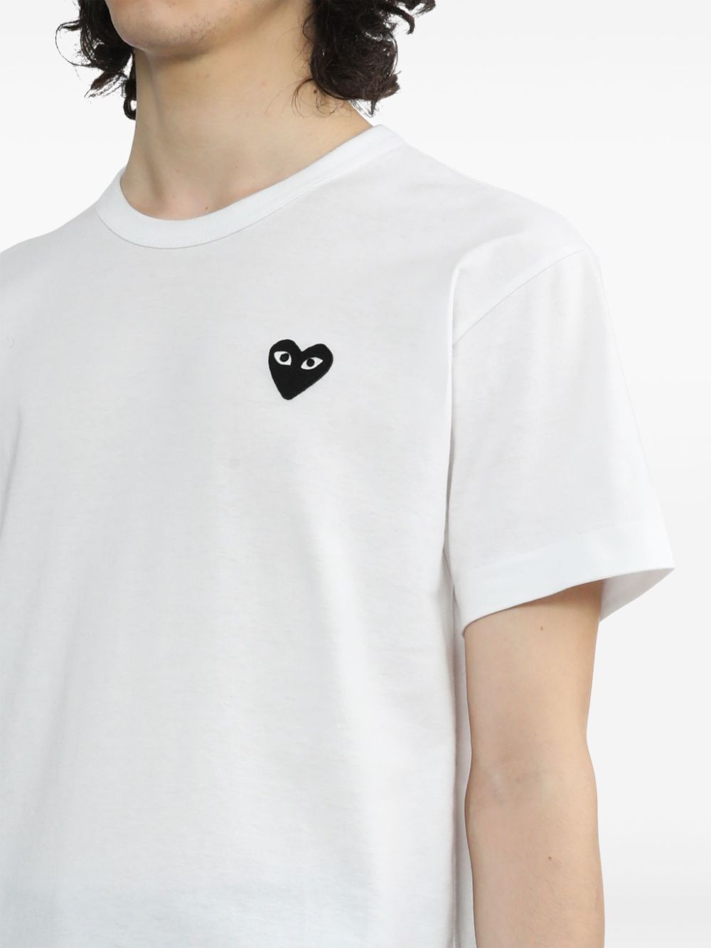 Comme Des Garcons White T-Shirts & Polos — Topwear