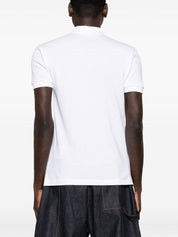 Comme Des Garcons White Polo T-Shirts & Polos