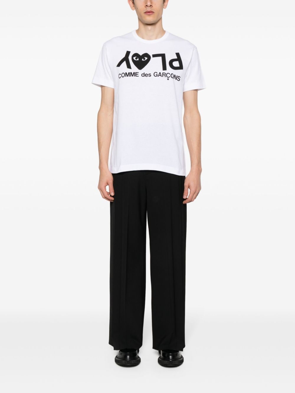 Comme Des Garçons White T-Shirts & Polos — Topwear