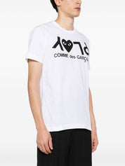 Comme Des Garçons White T-Shirts & Polos — Topwear