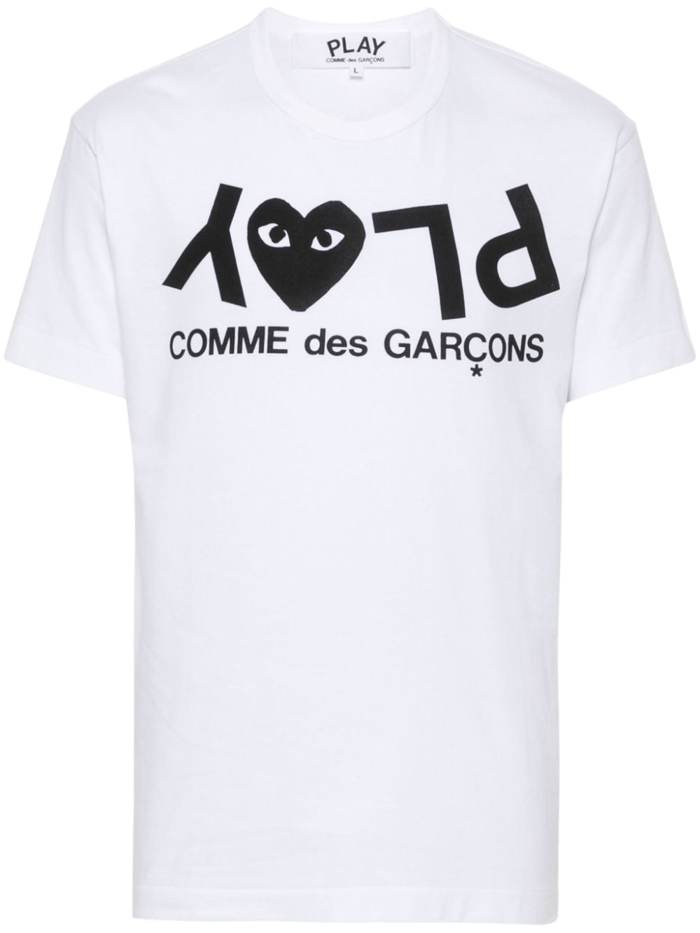 Comme Des Garçons White T-Shirts & Polos — Topwear