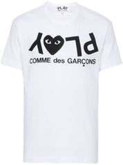 Comme Des Garçons White T-Shirts & Polos — Topwear