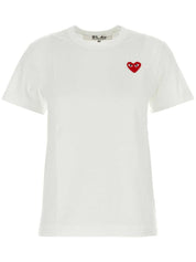 Comme Des Garcons White T-Shirts & Polos — Topwear