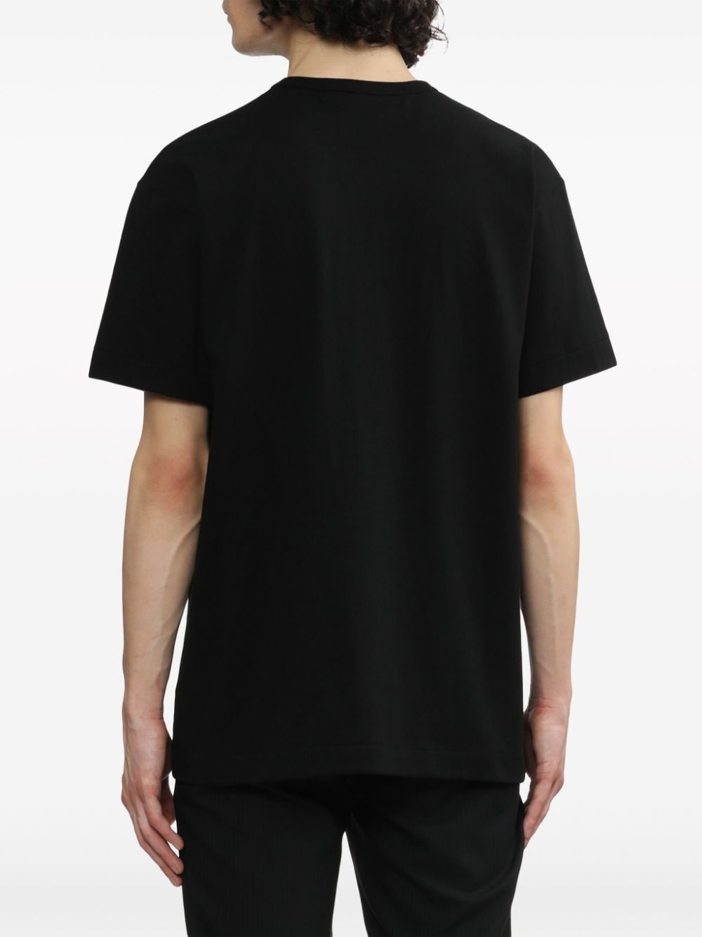 Comme Des Garcons Cotton T-Shirt — Heart Print Topwear