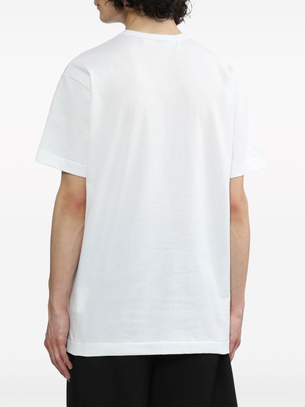Comme Des Garcons White T-Shirts & Polos — Iconic Heart Print