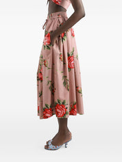 Dolce & Gabbana Skirts — Rose Pink Floral Skirts