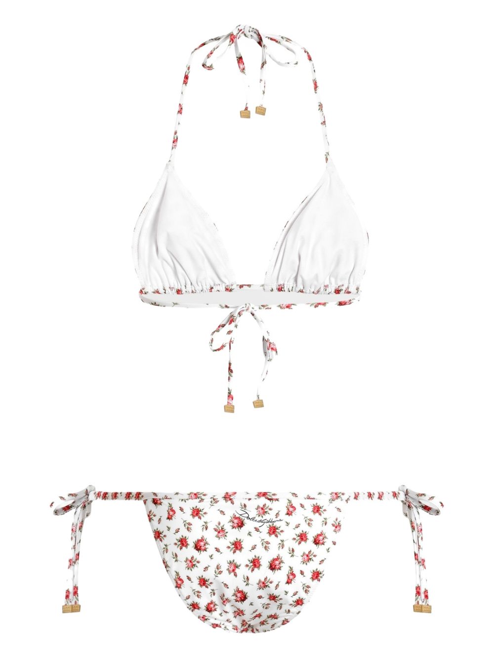 Dolce & Gabbana Sea White Bikini Set — Beachwear