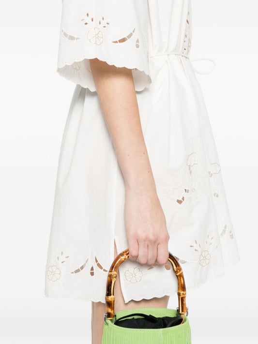 Forte Forte Embroidered Cotton Shirtdress — New In