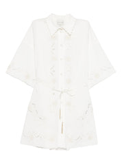 Forte Forte Embroidered Cotton Shirtdress — New In