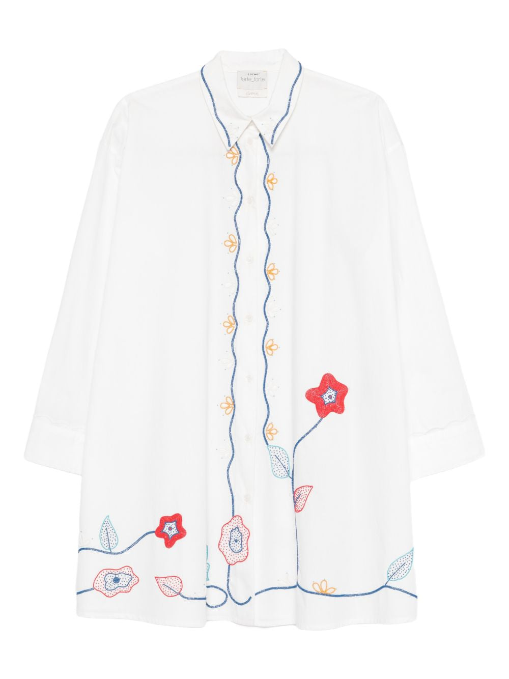 Forte Forte Embroidered Cotton Shirt — Women’s Shirt