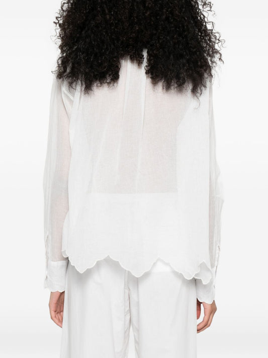 Forte Forte Embroidered Cotton Shirt — New In