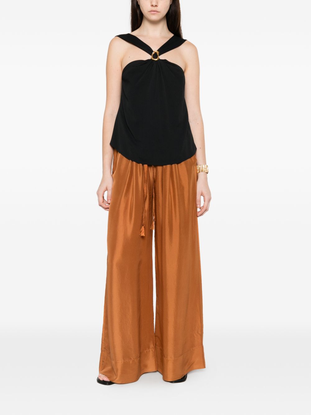 Forte Forte Silk drawstring trousers