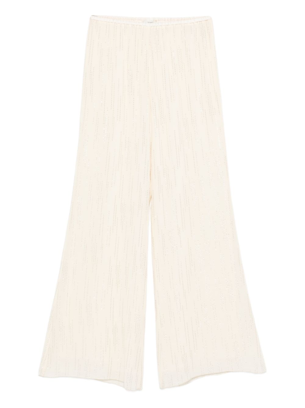 Forte Forte Straight‑Leg Trousers for Women — White