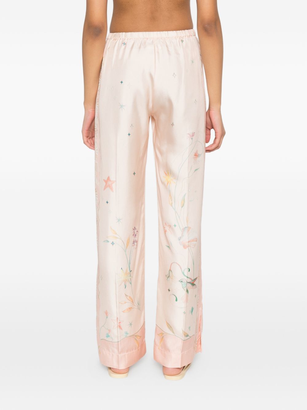 Forte Forte Printed silk trousers