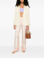 Forte Forte Printed silk trousers