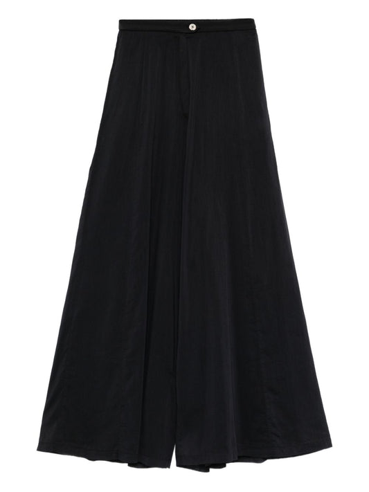 Forte Forte Trousers — Voile Cotton & Silk Wide Leg