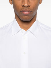 Emporio Armani Shirts — White Cotton Shirts for Men