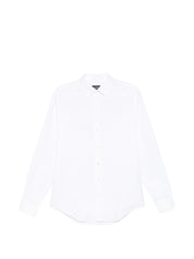 Emporio Armani Shirts — White Cotton Shirts for Men