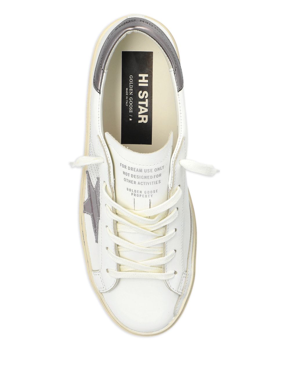 Golden Goose Sneakers White — Women’s Hi Star Leather