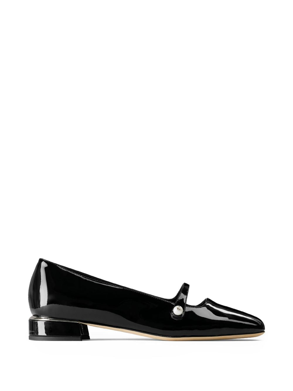 Jimmy Choo Flat Shoes — Black Patent Ballet Flats