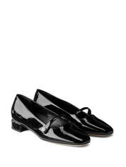 Jimmy Choo Flat Shoes — Black Patent Ballet Flats