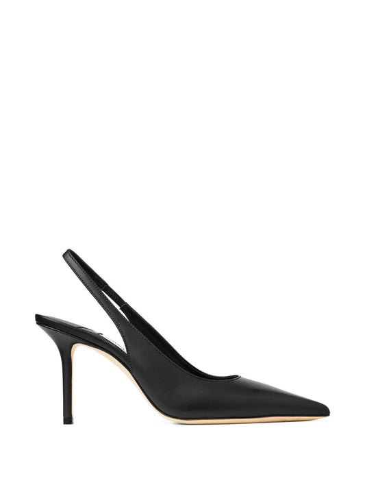 Jimmy Choo Medium Heel Pumps — Black Slingback