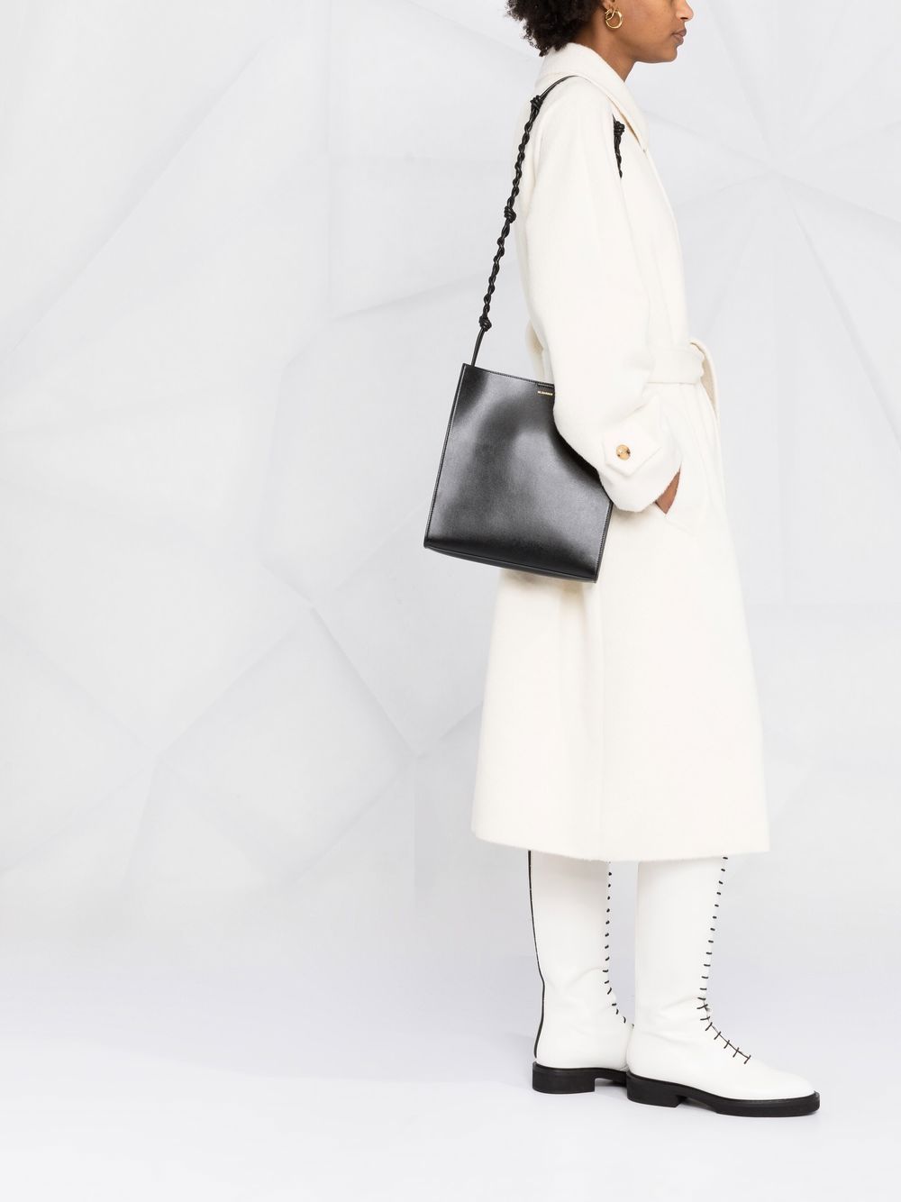 Jil Sander Shoulder Bag — Black Leather, New In