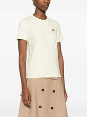 Maison Kitsuné Yellow Fox T‑Shirt — Women's Topwear