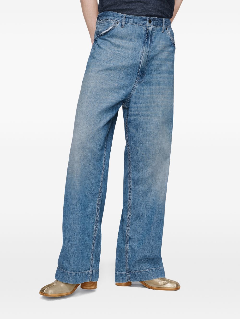 Maison Margiela Jeans — Denim Cotton Straight Leg