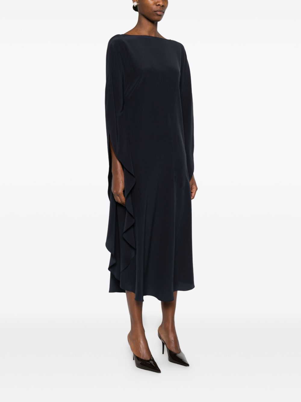 Gianluca Capannolo Blue Dresses — New Draped Styles