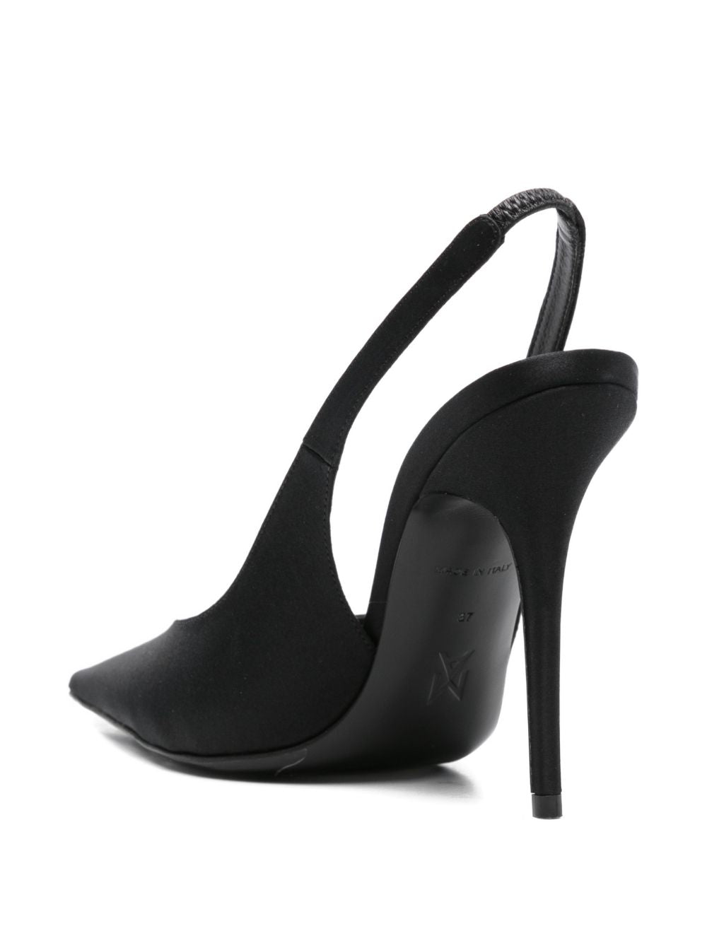 Amina Muaddi With Heel Black