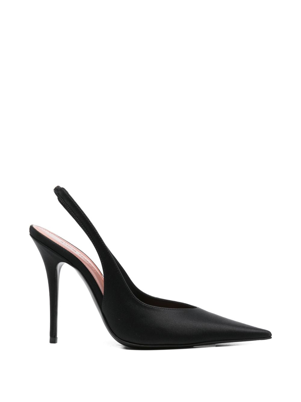 Amina Muaddi With Heel Black