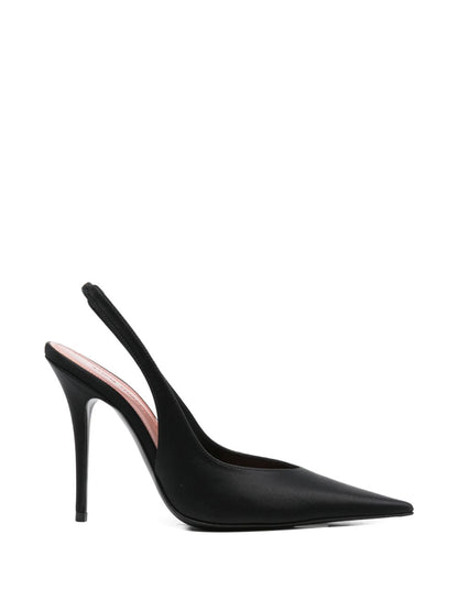 Amina Muaddi With Heel Black