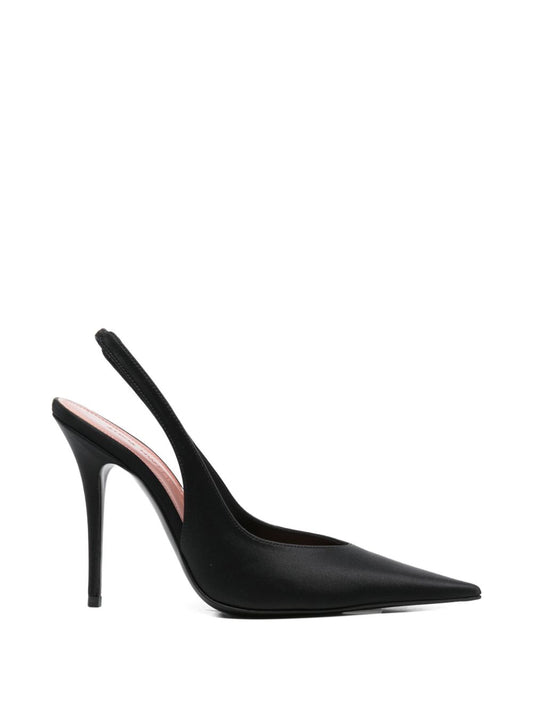 Amina Muaddi With Heel Black