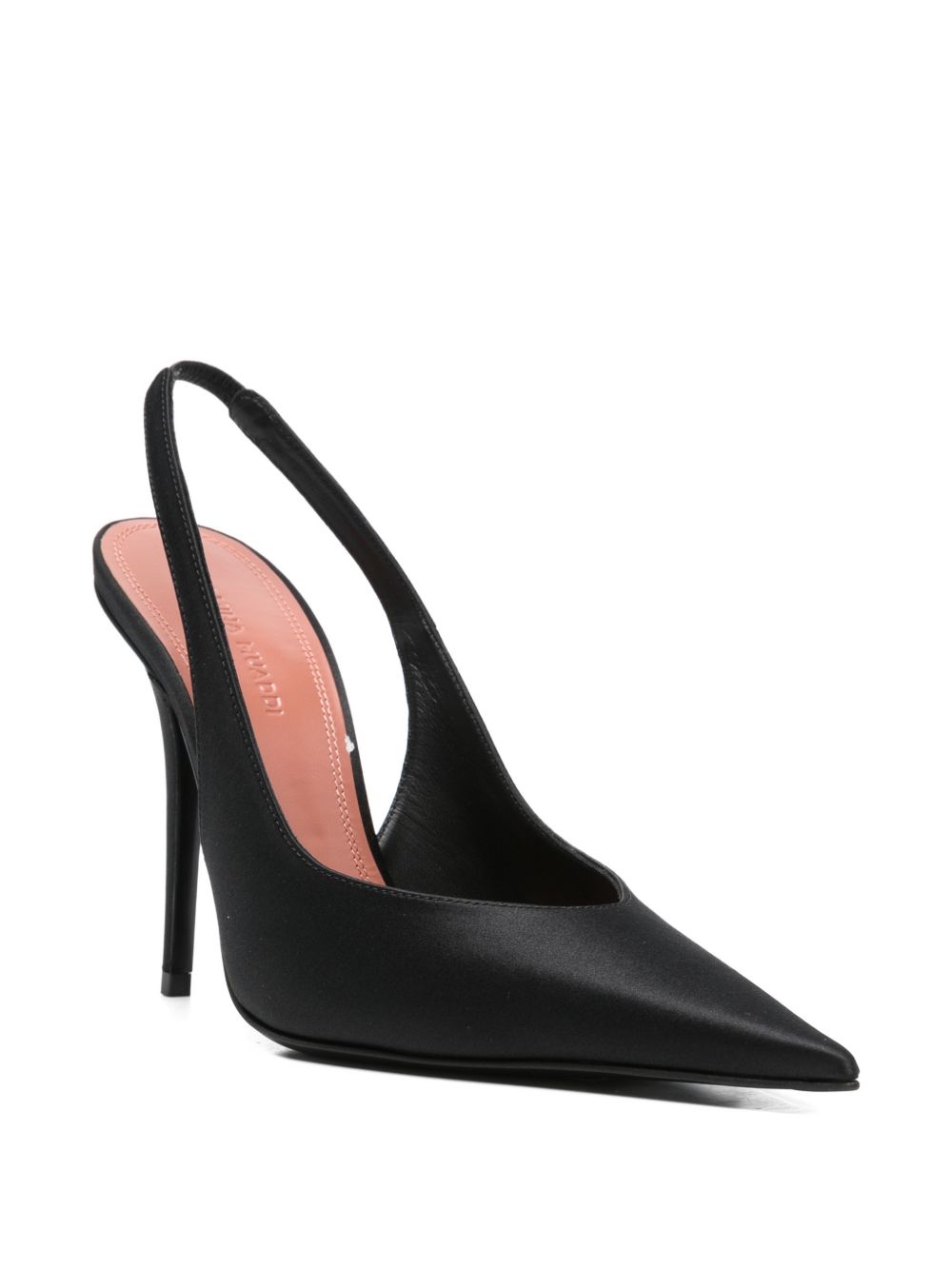 Amina Muaddi With Heel Black