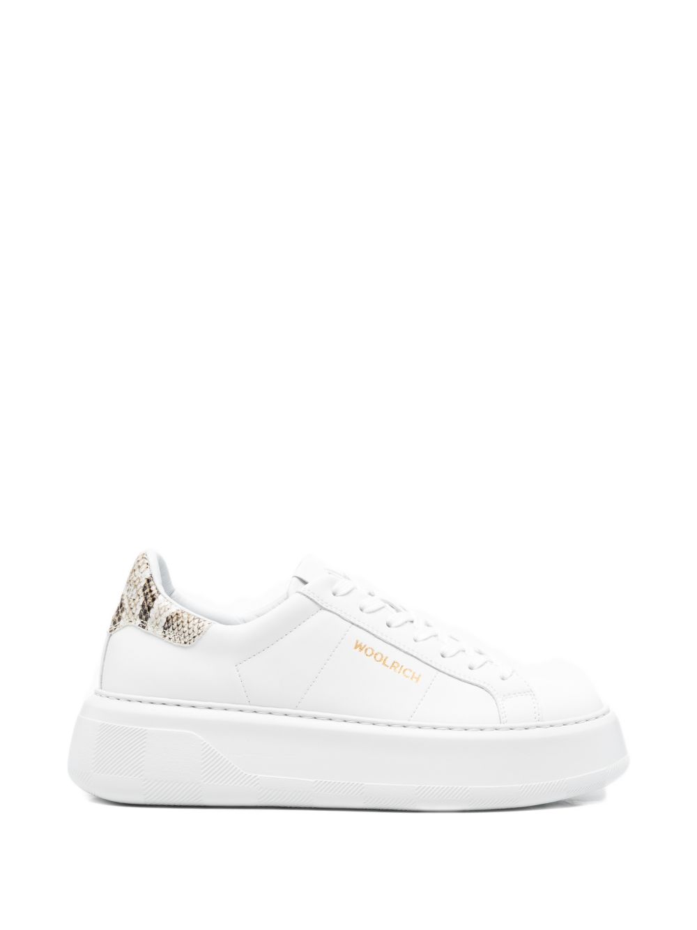 Woolrich Sneakers White — Chunky Court Leather