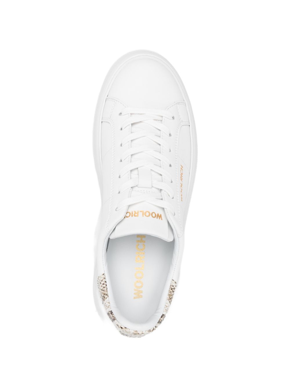 Woolrich Sneakers White — Chunky Court Leather