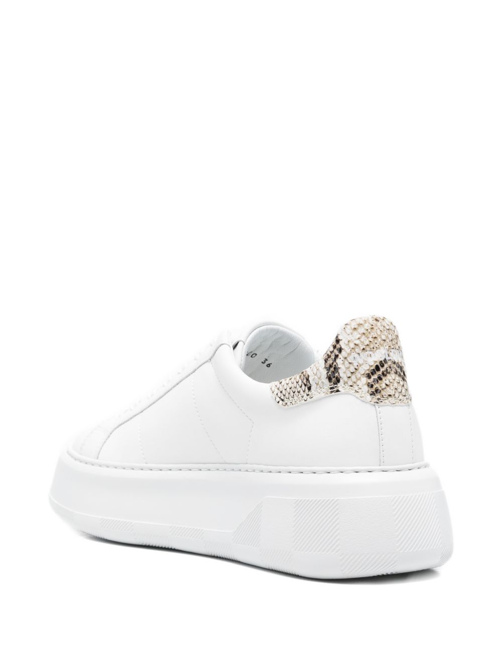 Woolrich Sneakers White — Chunky Court Leather
