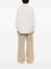 Dunst Ivory Shirts — Striped Cotton Shirt, New In