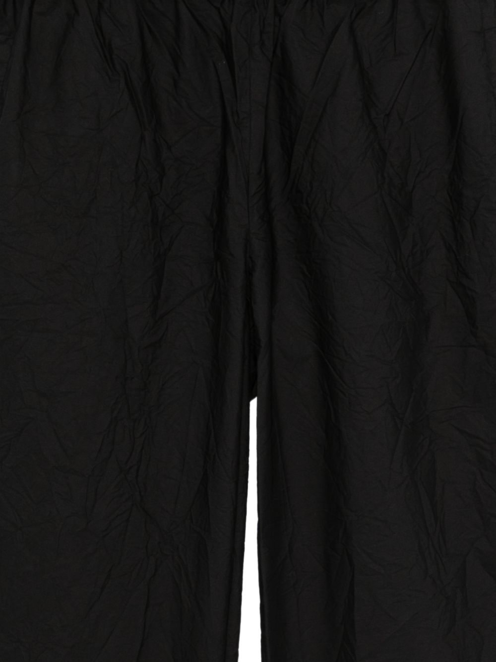 Daniela Gregis Trousers — Black Wide‑Leg Cotton (New)