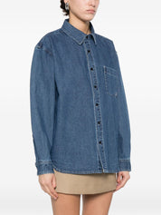 Dunst Shirts — Blue Denim Cotton Shirt (Women)