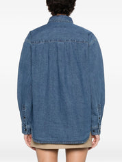 Dunst Shirts — Blue Denim Cotton Shirt (Women)