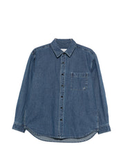 Dunst Shirts — Blue Denim Cotton Shirt (Women)