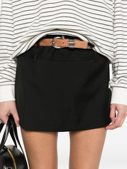 Dunst Black Mini Skirt — Women's Designer Skirts