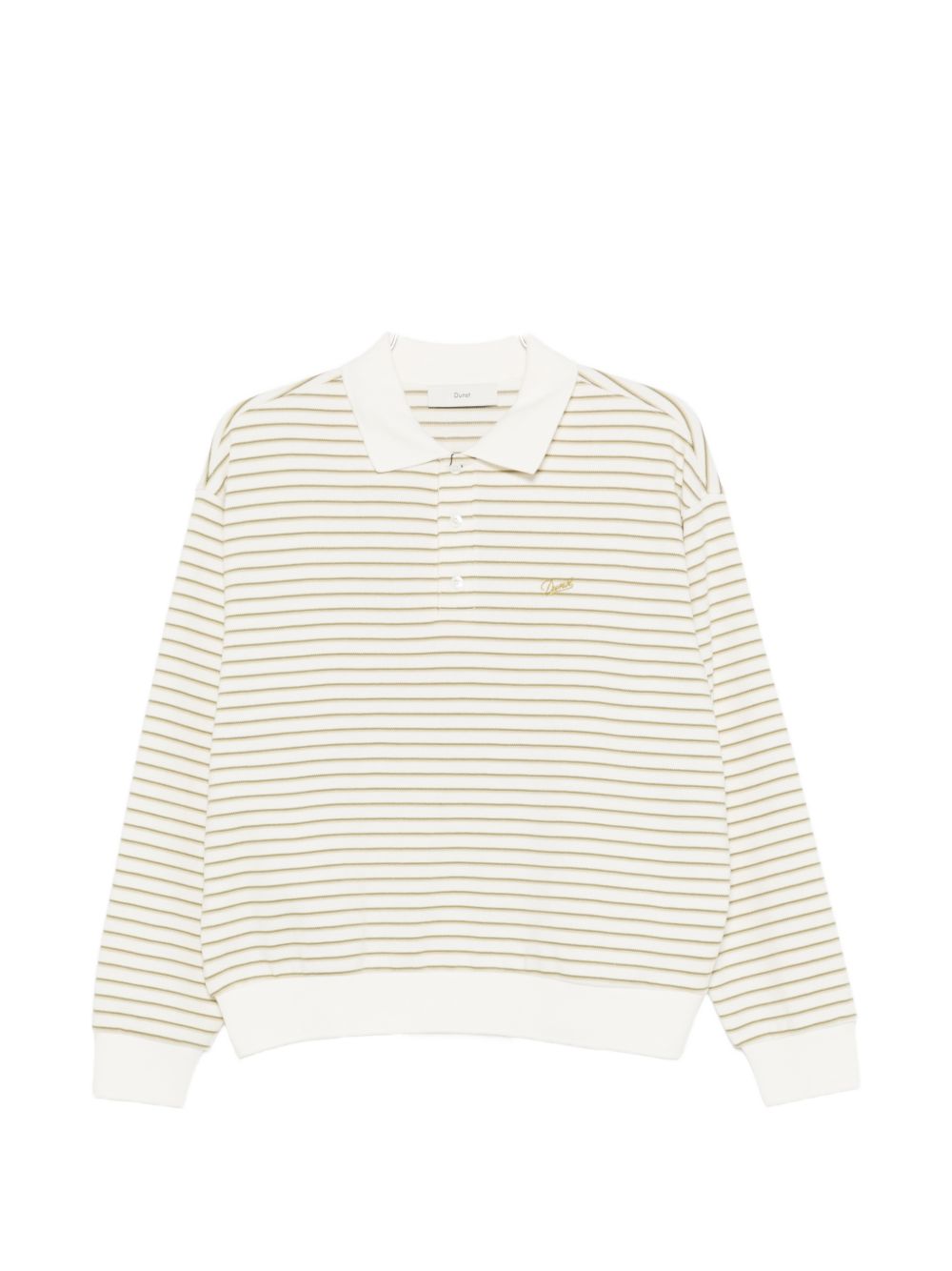 Dunst Green Striped T-Shirts & Polos — Topwear